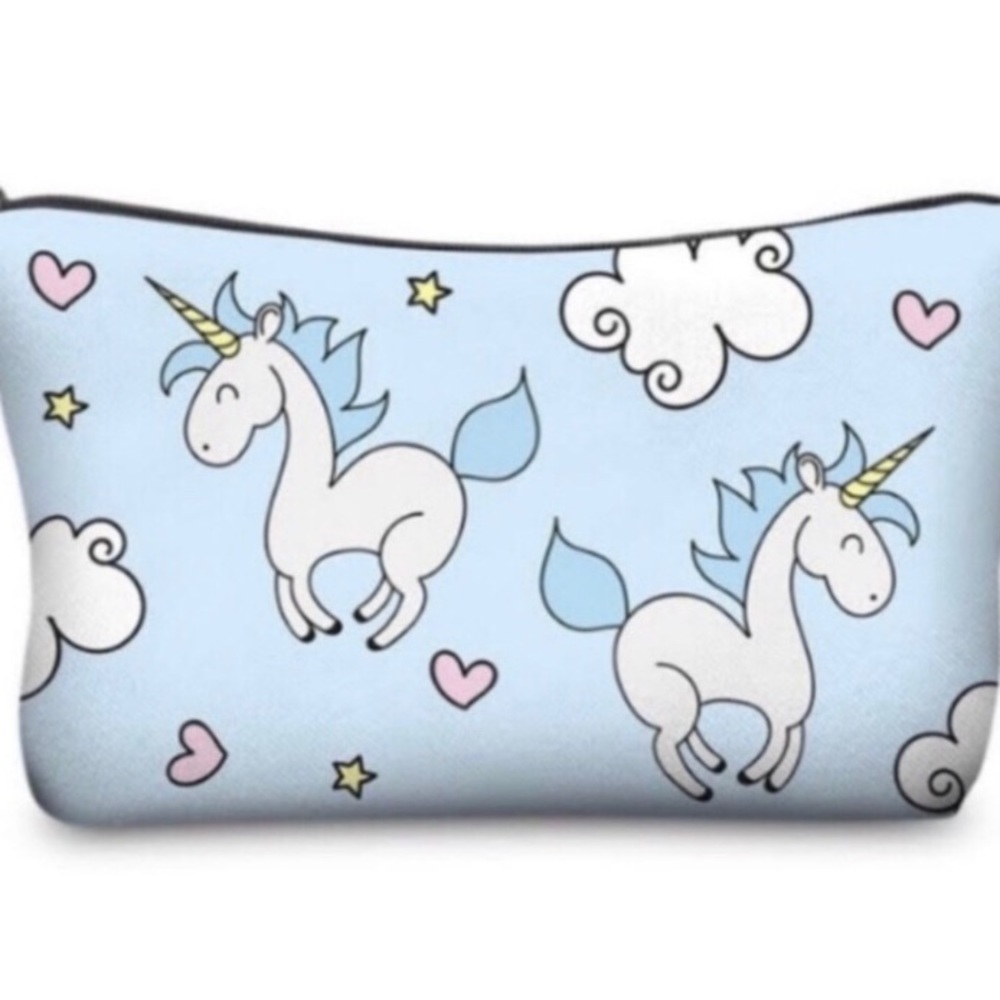 Blue unicorn bag